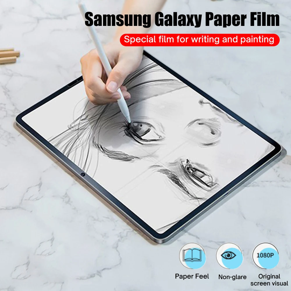 Película Protetora de Tela para Samsung Tab s2 s4 S5e s6 s6 Lite s7 s8 s9 a8 a7 A10.5 - Imagem 3