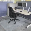 1/8 inch Thickness Office Chair Mat 48 x 36 inch Anti-Slip Rectangular With Lip 1
