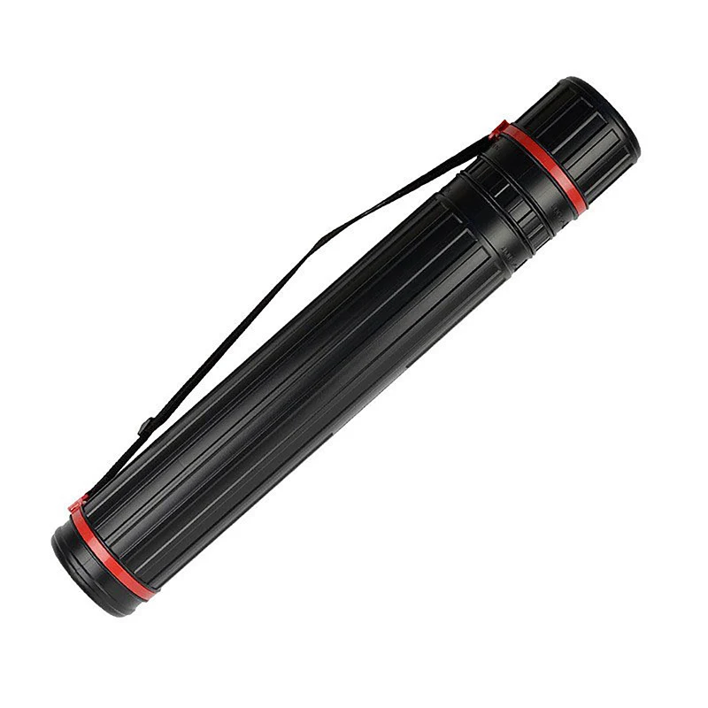 ♥ Ayarlanabilir Ölçeklenebilir Boyama Silindiri Omuz Askılı Çizim Silindiri-Plastik Sanat Saklama Tüpü Kutusu