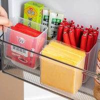 Réfrigérateur alimentaire frais boîte de rangement réfrigérateur porte latérale fruits légumes épices alimentaire étui conteneur cuisine organisateur boîtes de rangement 1