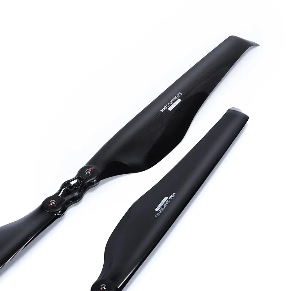 цена FLUXER Pro 18.2x5.9 Glossy Carbon Fiber Folding Propeller for the Professional Drone and Multirotor 1pair(CW+CCW)  Quadcopters