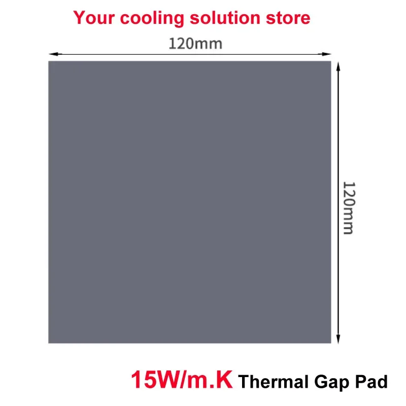 Thermal Pad Thermal Pad 15W/mK silicone Pad Heatsink Cooling thermal pads for PC PS5 PS4 laptop radiator GPU/CPU/SSD/VRAM/LED cooler