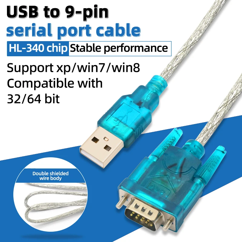 Usb Rs232 Converter Hl 340 HL-340 USB A RS232 Puerto COM En Serie PDA 9-Pin D... - Grandado Hl 340 Usb Converter