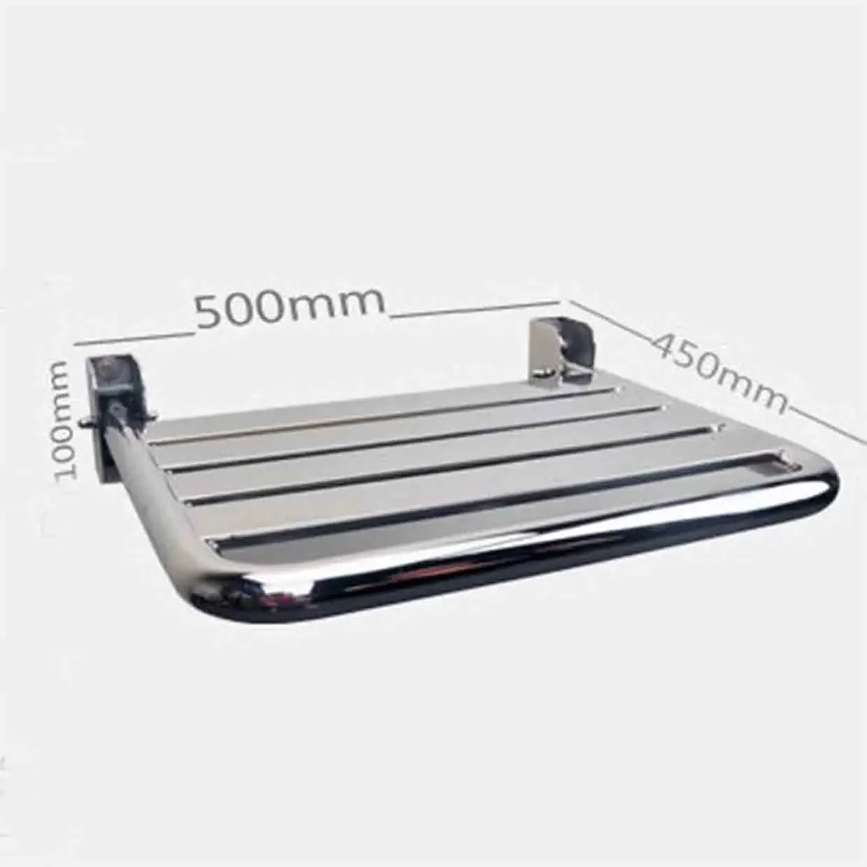 High-quality 304 Stainless Steel Shower Folding Seat Bath Shower Wall Chair Bathroom Stool Household Wall Mounted Bath Chair 6
