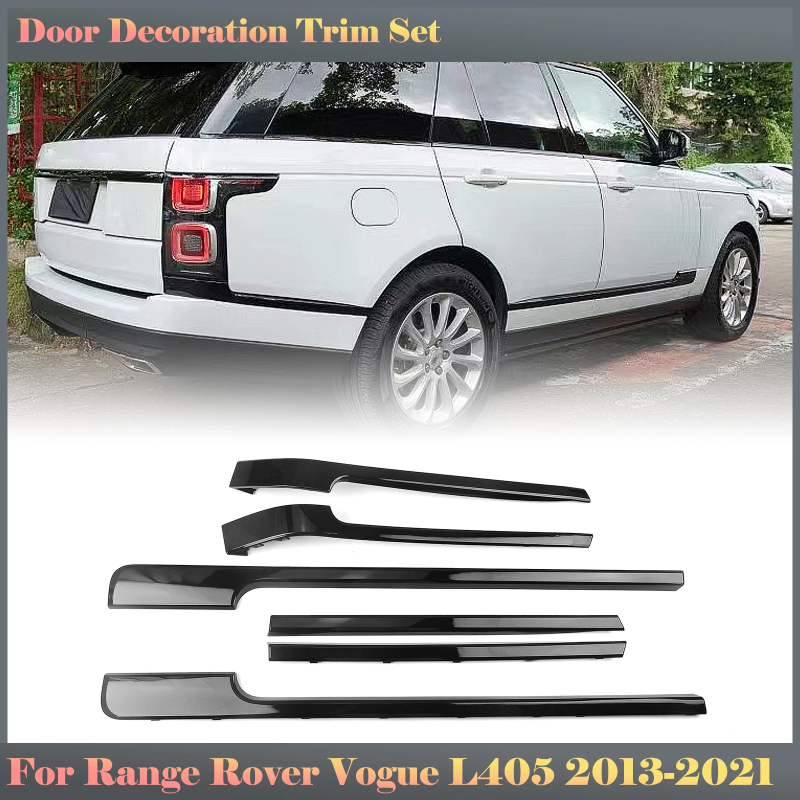 

Черные молдинговые ленты для автомобилей Land Rover Range Rover Vogue HSE L405 2013-2021