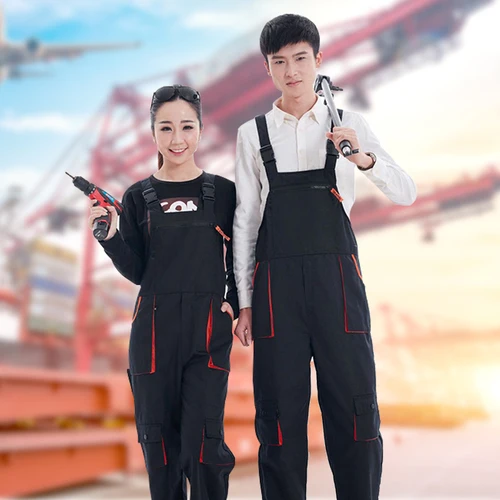 Workwear Coveralls New Mechanic Overalls Jumpsuit Outfit Pants Suspender  Protect