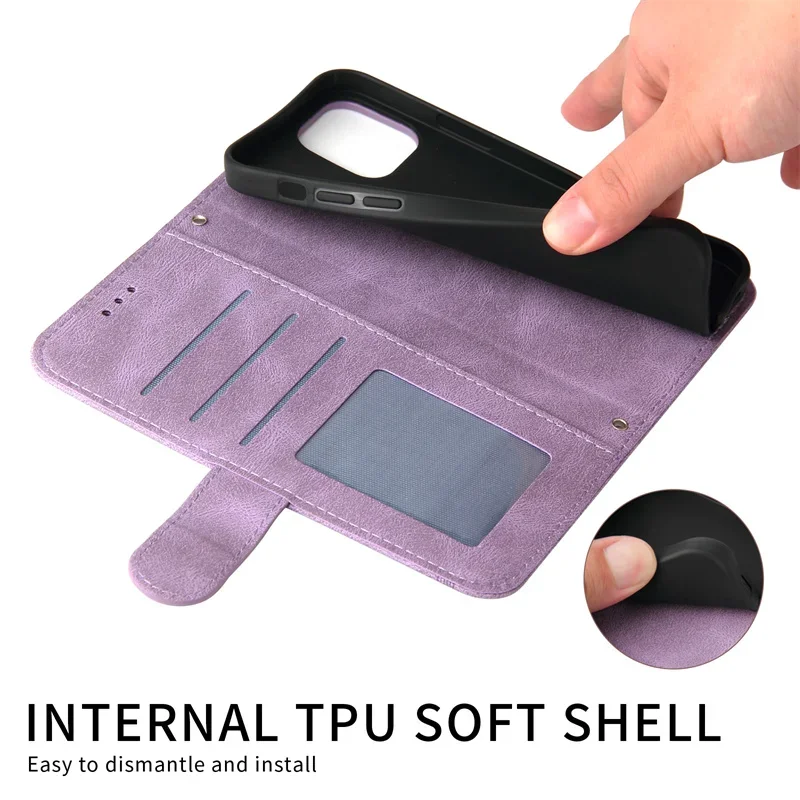 Deluxe Wallet Flip Leather Case - Premium Protective Phone Cover