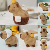 Capybara crochet Kit, Cute Animal Crochet Kit set, Christmas Gift, Crochet kit for Beginners, Crochet Kit for craft lovers, 2