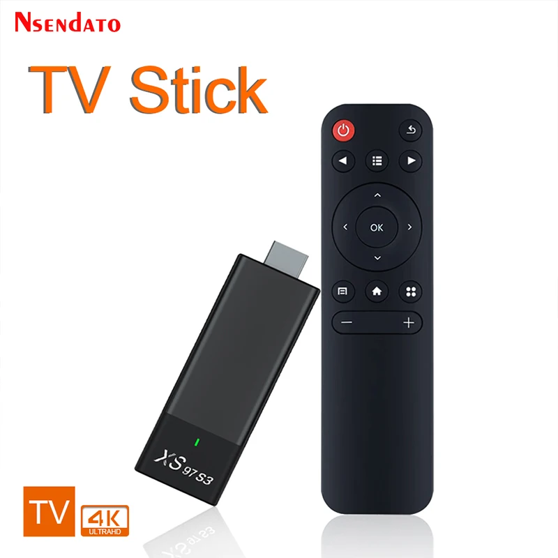 Smart Xs97 S3 5.0 Tv Stick Box For Android 10 4k Hdr 2.4g 5g 
