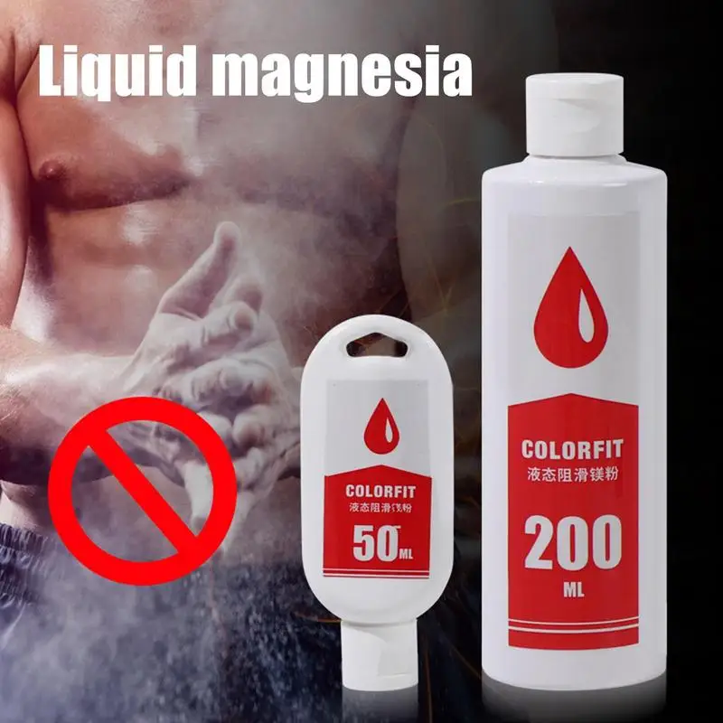 

Liquid Chalk Weightlifting 50ml/200ml Sports Chalk Excellent Hand Grip Sweat-Resistant Weightlifting Chalk Gym Chalk For Cross