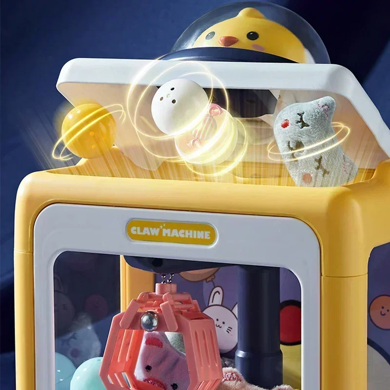 Automatic Doll DIY Machine Children Coin Operated Game Mini Games Game Claw Machine Claw Crane Machines Music Doll for C