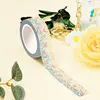 1PC. Decorative INS Style Daisy Peaches Terrazzo Library Books Constellations Floral Masking Washi Tapes Cute Journal Stationery 6