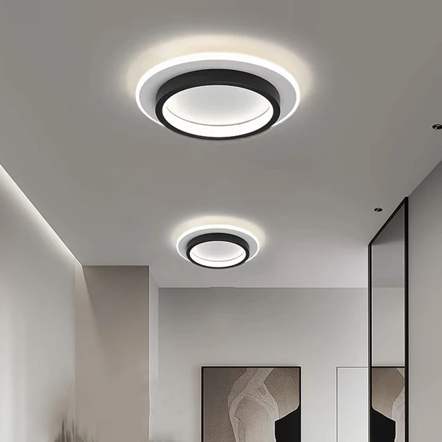 Moderne Simple LED décor plafonnier nordique luxe intérieur plafonnier salon allée chambre créatif métal plafonnier 1
