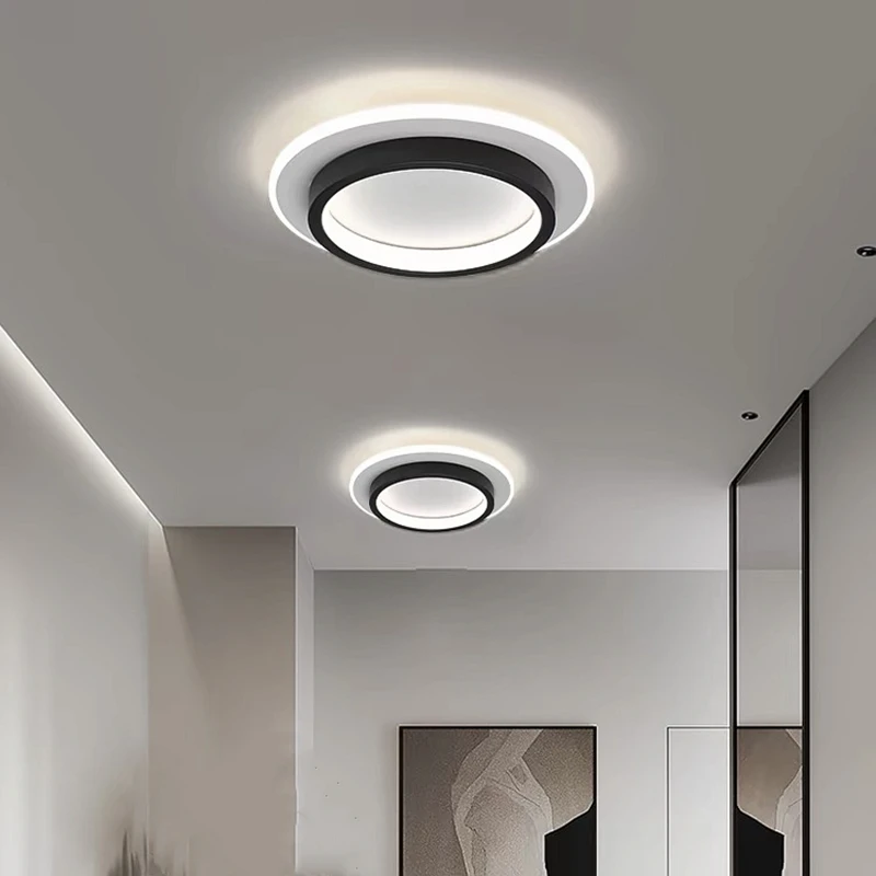 Modern Simple LED Decor Ceiling Light Nordic Luxury Indoor Ceiling Lamp Living Room Aisle Bedroom Creative Metal Ceiling Light