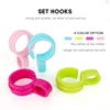 10Pcs Windproof Clothes Pegs Drying Clothes Buckles Hanger Windproof Hook Laundry Hook Clip Plastic Hanger Windproof Buckles 4