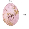 60 Pcs 6 Colors Foam Easter Eggs Pastel Easter Eggs Decorations Gold Easter Eggs Decorative Gold Speckled Eggs 4 X 6Cm 6