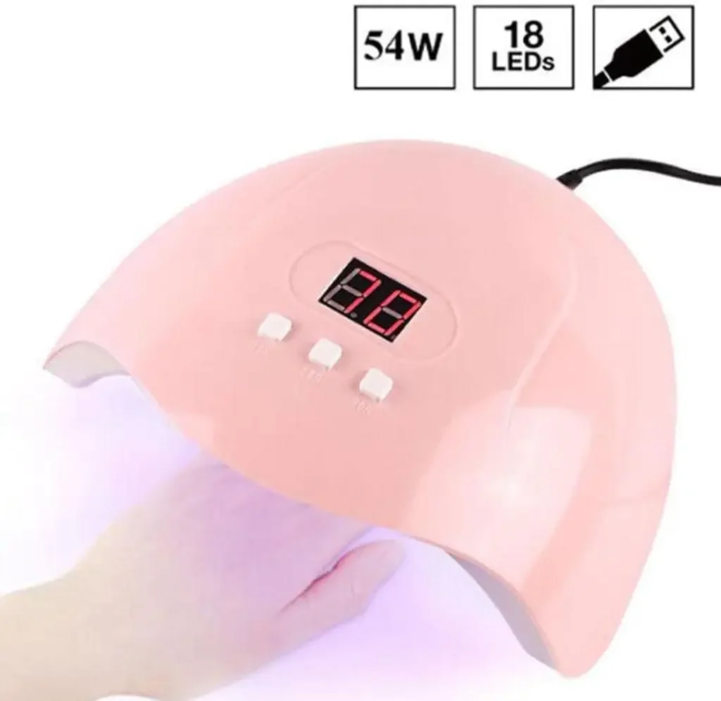 LINMANDA Nail Art Kit 20000RPM Electric Nail Drill Machin UV Lamp Nail Art Decoration Tools Nail Drill Kit for Beginners 2