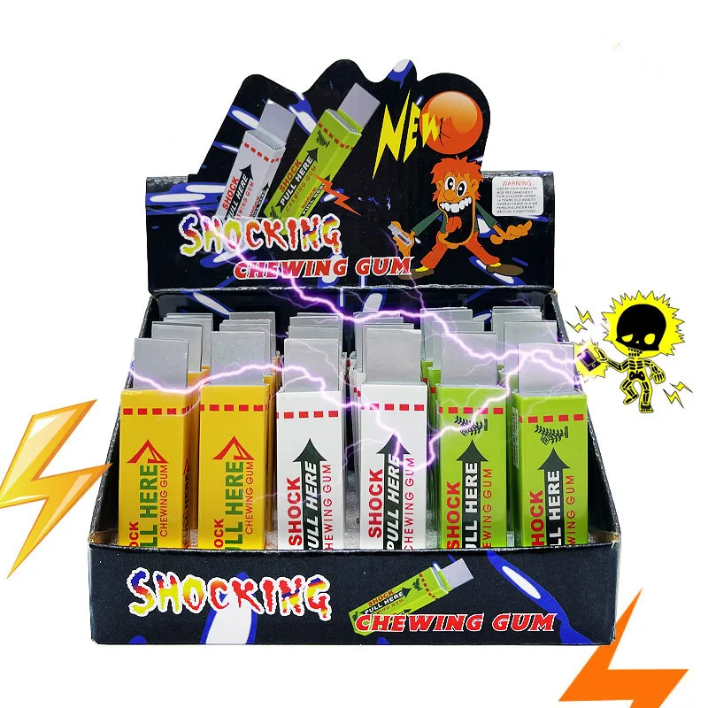 

Novelty Toys Spoof Electrocution Chewing Gum Kids April Fool's Day Toys for Children Stress Relief Toys Kids Games Holiday Gifts