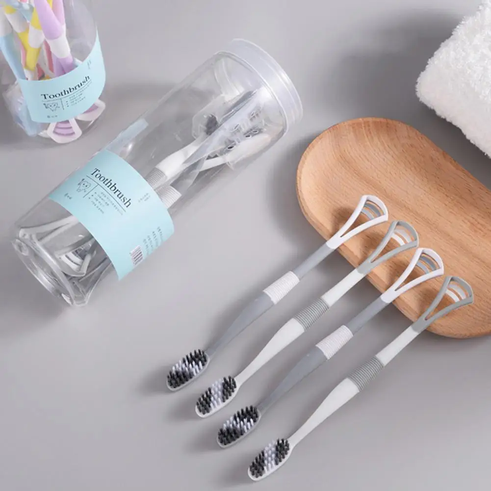 

Silicone Toothbrush 8Pcs/Set Excellent Odorless Comfortable Adult Bamboo Charcoal Teeth Brush Daily Use