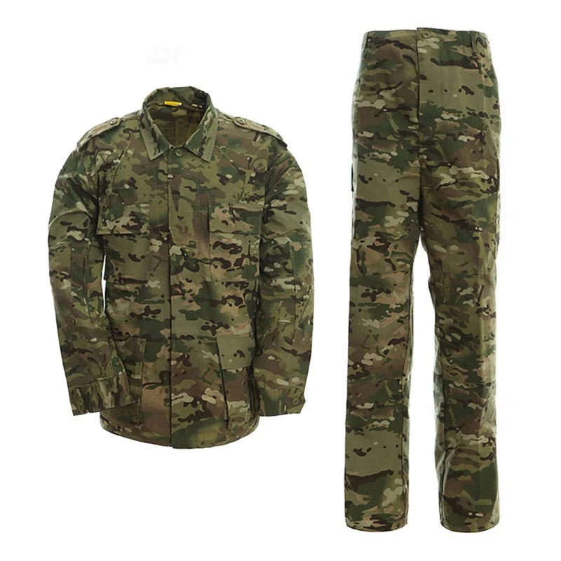 BDU Camouflage Suit For Men's Wear-Resistant Outdoor Training Clothing