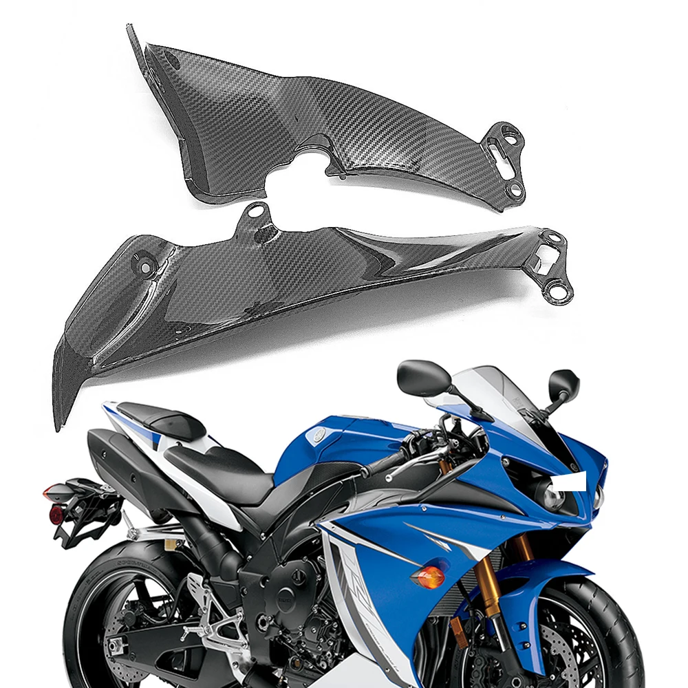 

For YAMAHA YZFR1 YZF R1 2009-2014 Motorcycle ABS Carbon Fiber Cowl Left Right Mid Upper Vertical Side Fairing Panel Cover Kit