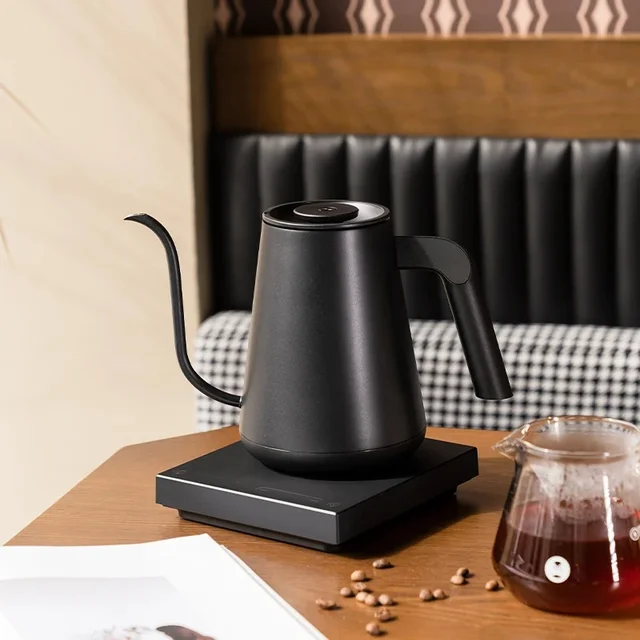 TIMEMORE Fish SMART PRO Temperature-Controlled Coffee Pot Stainless Steel 900ml Electric Coffee Competition Custom Kettle Tools 4
