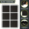 EVA Leaf Grain Sports Gym Protection Floor Mats Yoga Fitness Non Slip Splicing Rugs Thicken Shock Room Workout 3
