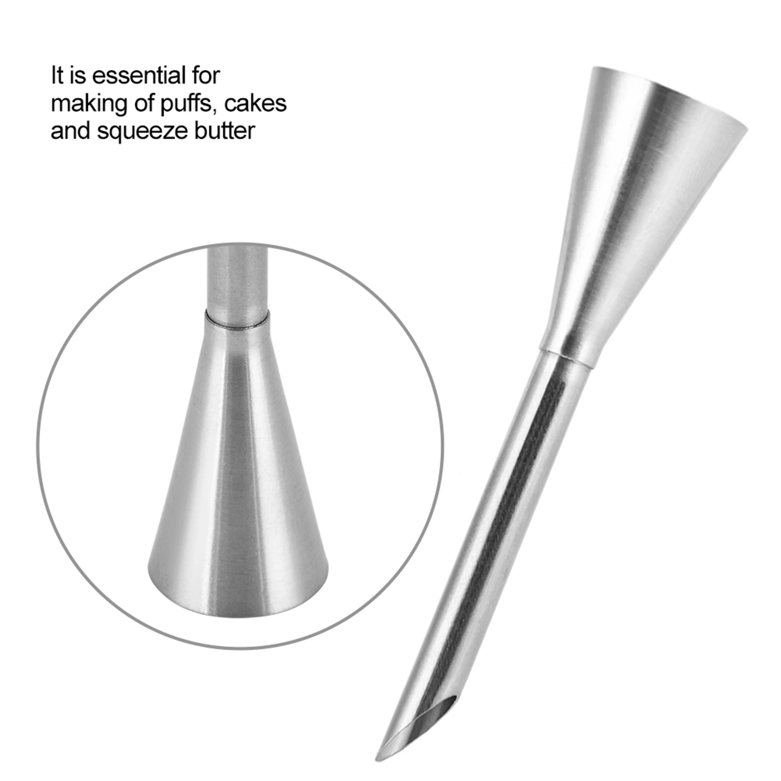 Icing Piping Nozzles Tips Cream Butter Filler Tool Puff Mouth Cake Decorating Tool cake decorating tips