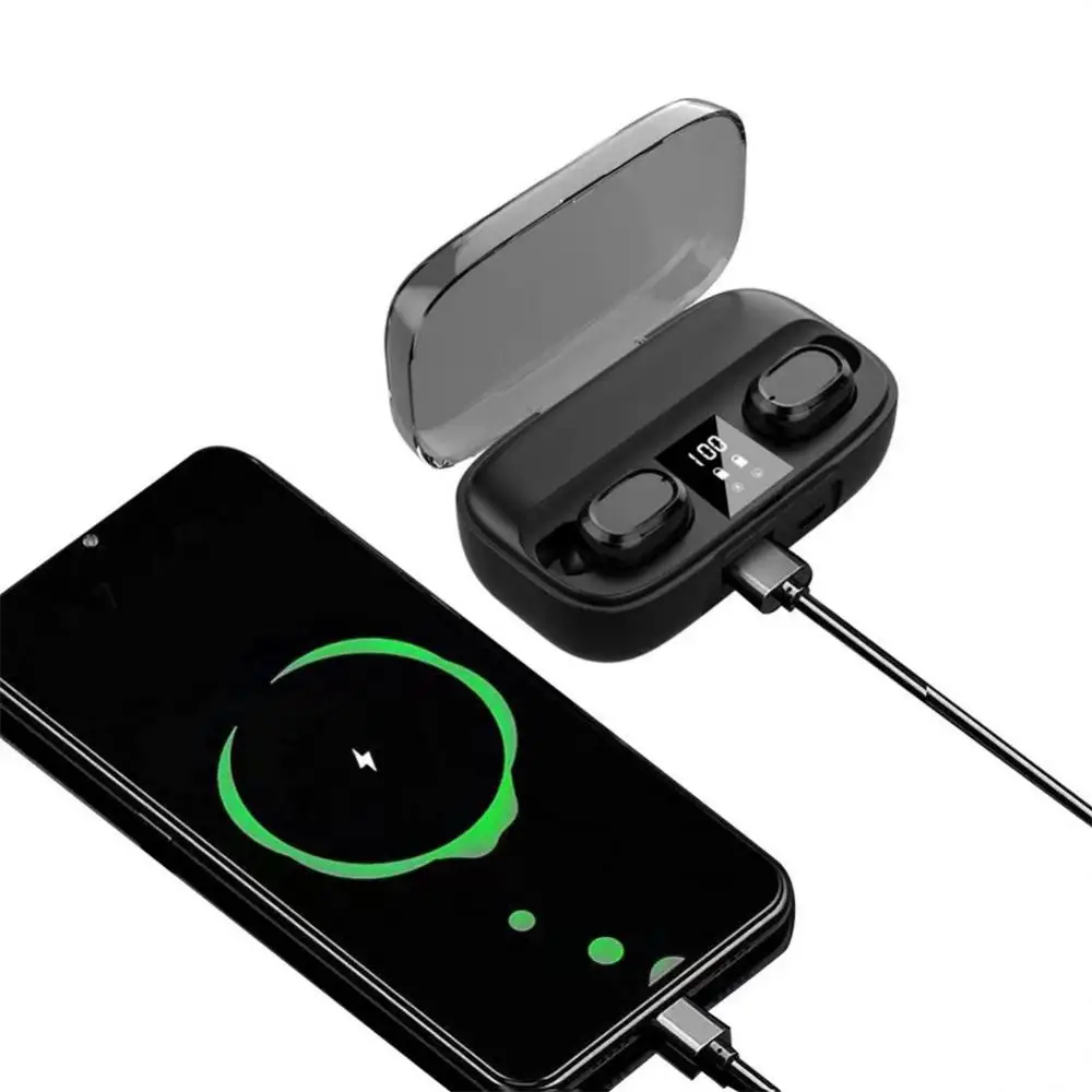 Cuffie Surround Sound Hifi Stereo Touch Control Riduzione Del Rumore Led Display Digitale Cuffie Auricolari