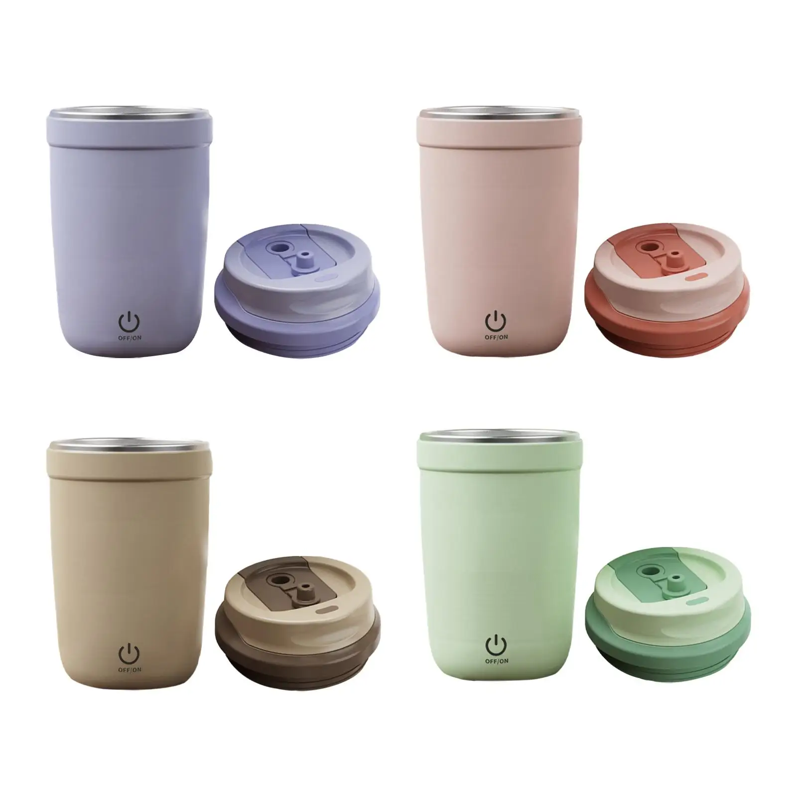 

Milk Juice Coffee Cup Portable Chocolate Lemonade 400ml Self Mixing Coffee Mug