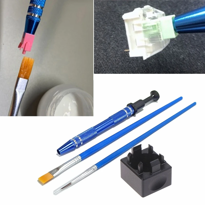 Interruptor Abridor de Lubrificação Kit Extrator ic Titular Garra Abridor de Teclas de Teclado Mecânico Cereja mx Interruptores Peças Set - Imagem 2