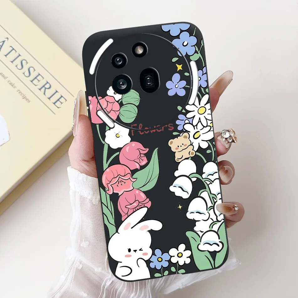 Cute Cartoon Black Silicone Soft Phone Case Bumper