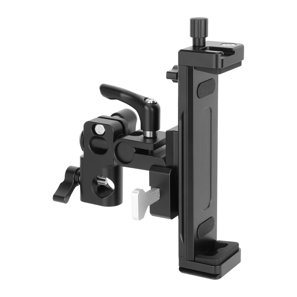 Mobile Phone Tablet Universal Holder Bracket with 360° Rotation Pan For C-stand