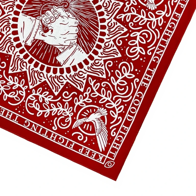 Breathable Headscarf Kerchiefs Creative Print Bandana for Adult N7YD 4