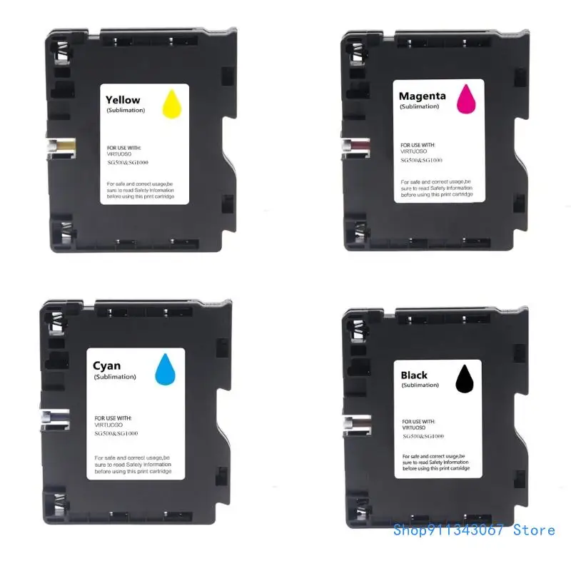 Prevenire L'Intasamento Delle Cartucce D'Inchiostro Per Sawgrass Sg500/Sg1000 Stampa Fluida Nero, Magenta, Giallo Opzionali