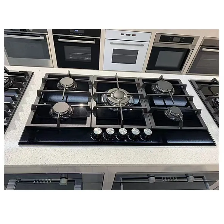 Five Burner Gas Stove Commercial Gas Stove Burner Countertop Kitchen 5 Cooker
