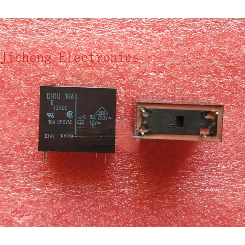 Brand New Original Power Relay DH1U-12VDC 4 Pin DC12V 16A DH1U 12VDC relay oje ss 112dm ojess112dm 12v 12vdc dc12v 5a 250v 4pin