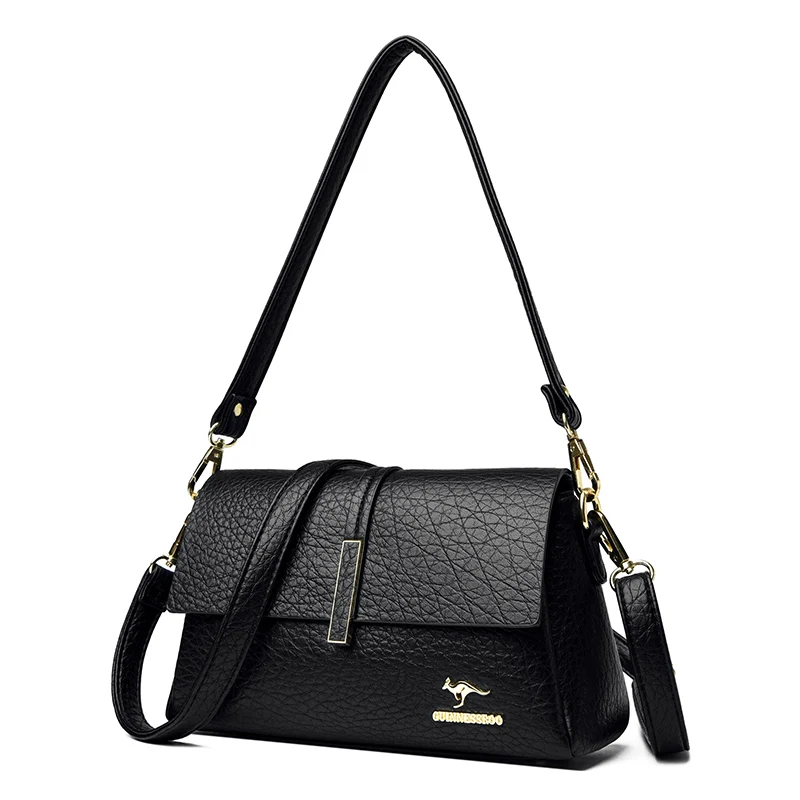 Piccola borsa a tracolla donna stile retro casual borsetta spalla_voghion.com