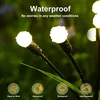 Outdoor Lights Solar Lawn Lamp Garden Lamp LED Wind-driven Firefly Ground Plug Lamp for Garden Lawn Landscape Holiday Light 3