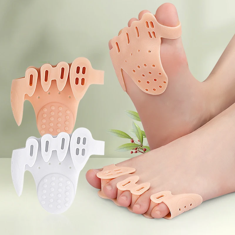 

2 шт./1 пара, силиконовые разделители для пальцев, при вальгусной деформации