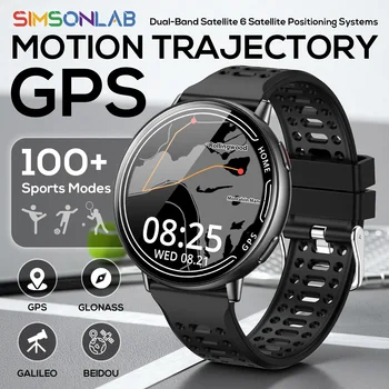 2025 Exquisite GPS Smart Watch Wireless BT Call Answer IP68 Waterproof Outdoor Sports Record Heart Rate Monitor for Men Women 1
