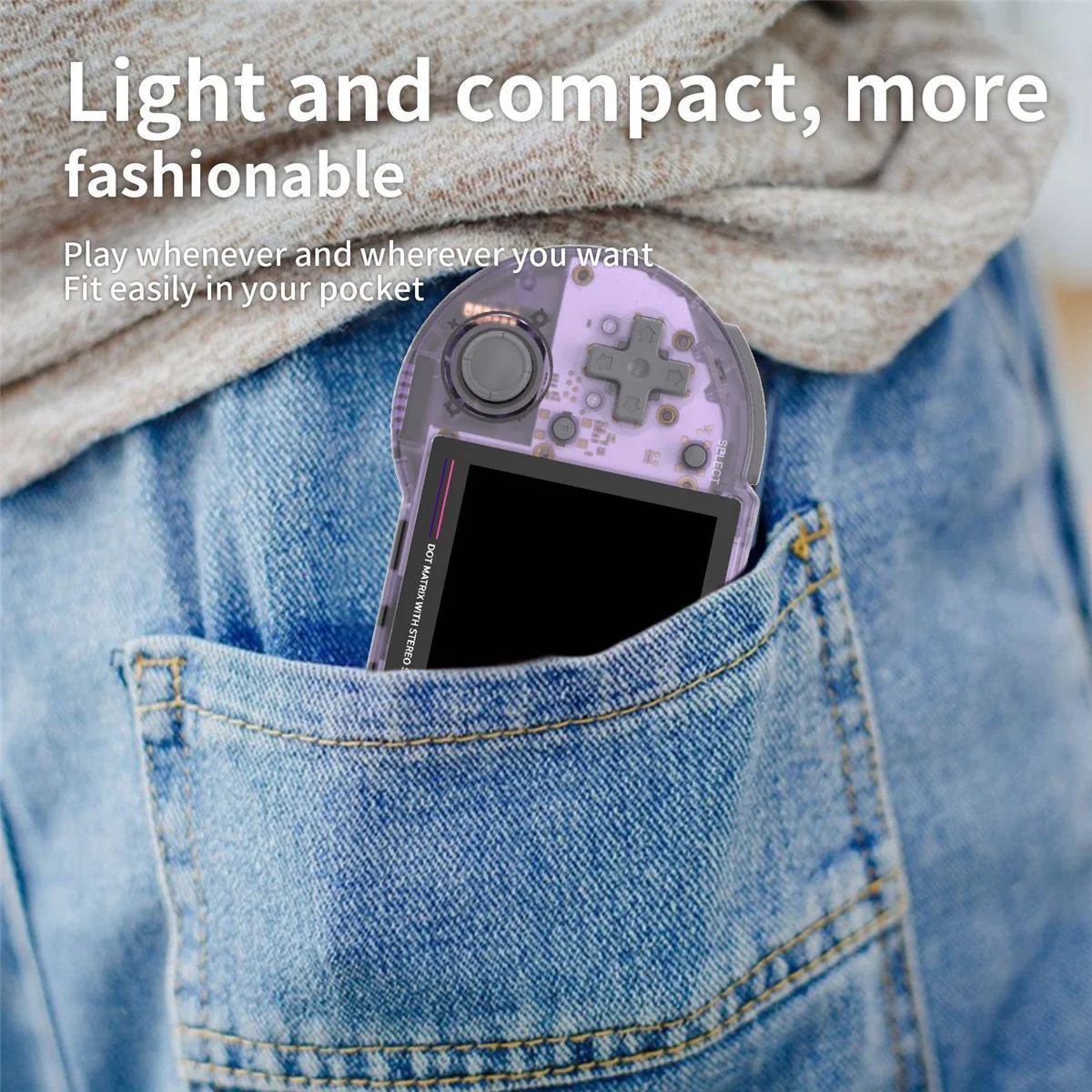 

RG353PS Retro Game Console 16G+128G 3.5Inch IPS Screen 64 Bit Linux System Handheld Retro Game Player HD 2.4G/5G WiFi(B)