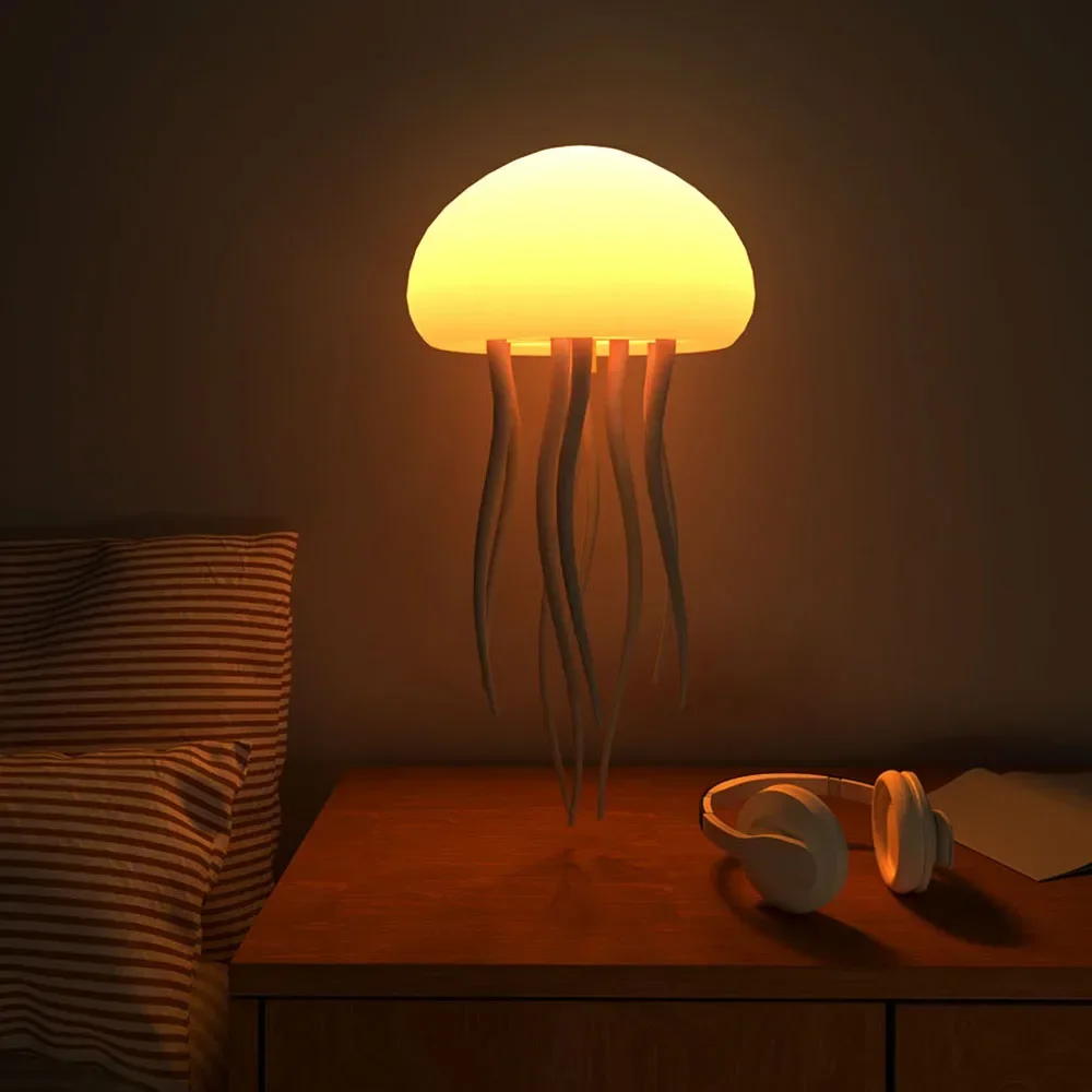 Jellyfish lamp tentacle movement