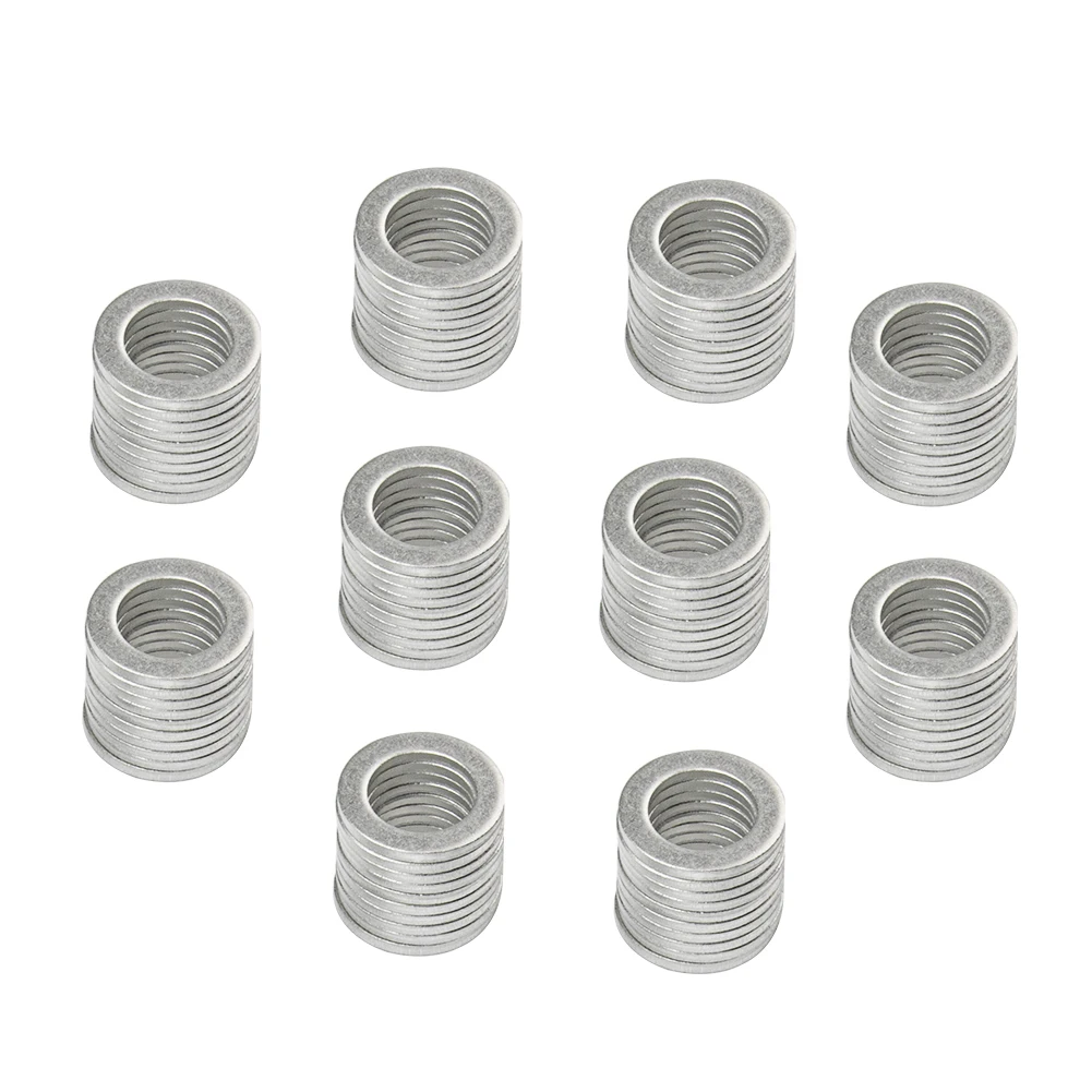100 x Engine Repair Part Oil Drain Plug Crush Washer Gasket For Honda Acura 94109-14000 oil drain plug gasket oil drain plug seal washer
