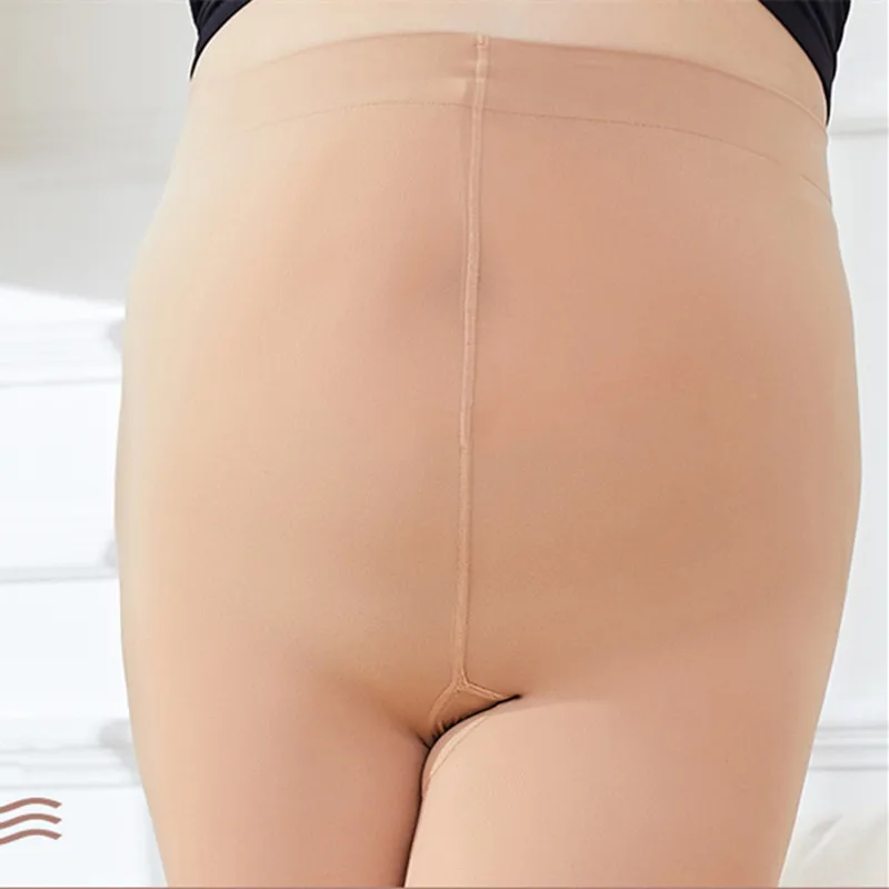 Mode Neue Frauen Samt Engen Plus Größe 120D Herbst Winter Warme Strumpfhosen Große Größe Hohe Taille Weibliche 80D Stretchy Dünne Engen – Detail 16