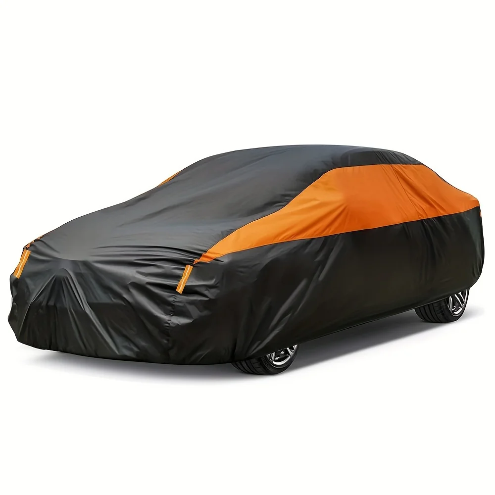 

Car Covers Outdoor Waterproof Sun Rain Snow Protection UV Auto Cover Universal SUV/Sedan 190T