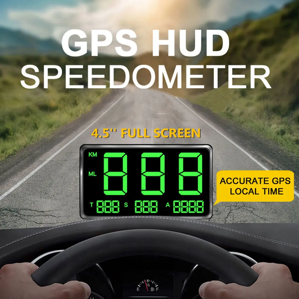 

Easy And Convenient To Global Positioning System HUD Speedometer Sturdy And Durable Universal