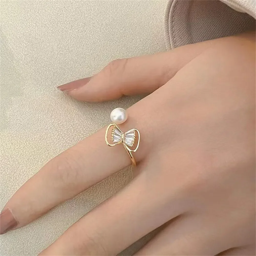 

Кольцо из серебра 925 пробы с жемчугом, 7-9 мм