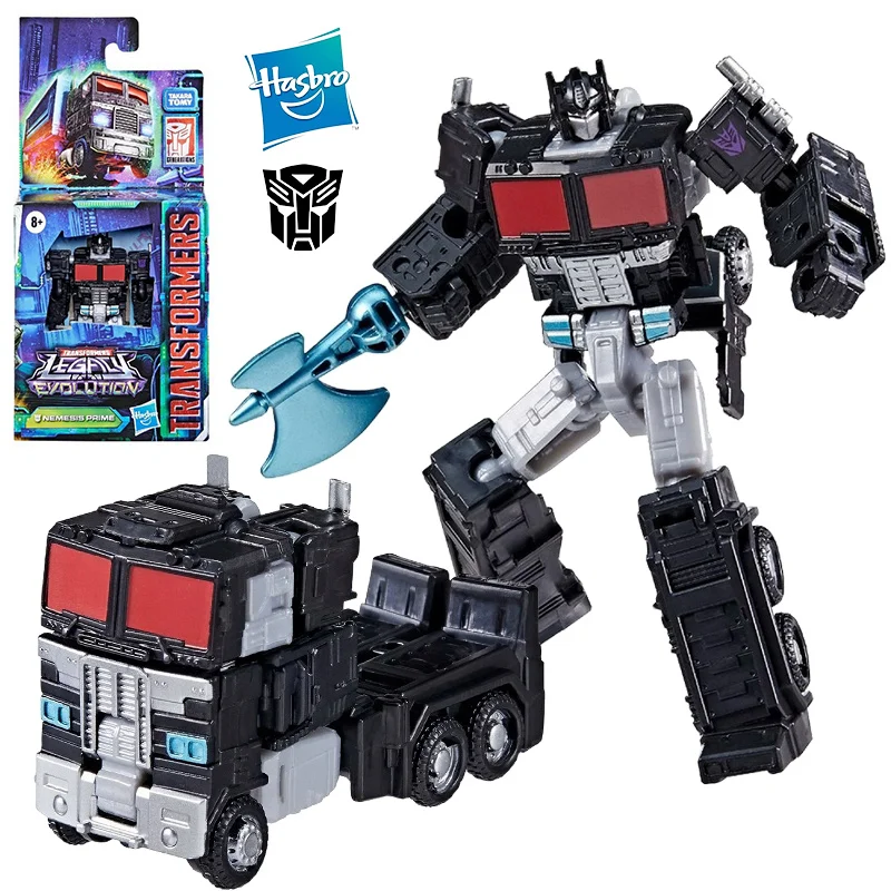 

Фигурки героев мультфильма Hasbro трансформеры, эволюция, немезис Прайм, 10 см, оригинальная модель, детская игрушка