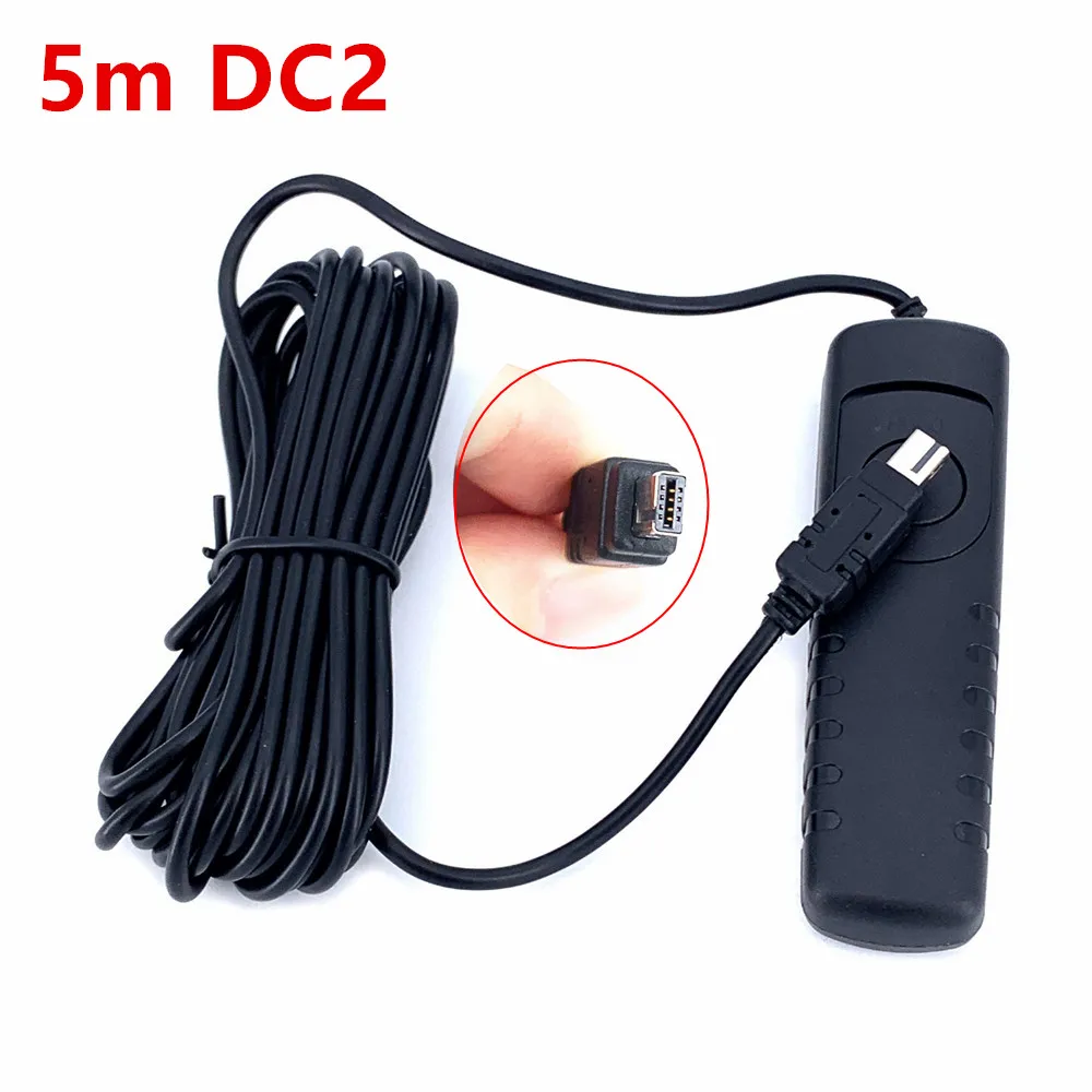 캐논 니콘  후지필름 올림푸스 팬소닉용 셔터 케이블, RS-60E3 RS-80N3 MC-DC2 MC-30 RM-VPR1 RM-S1AM RR100 교체